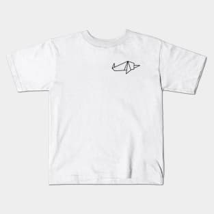 Origami Narwhal Kids T-Shirt